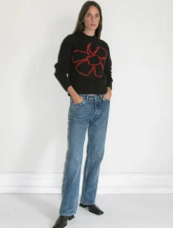 Clearance No 1728/Floreke Kvinder Strik