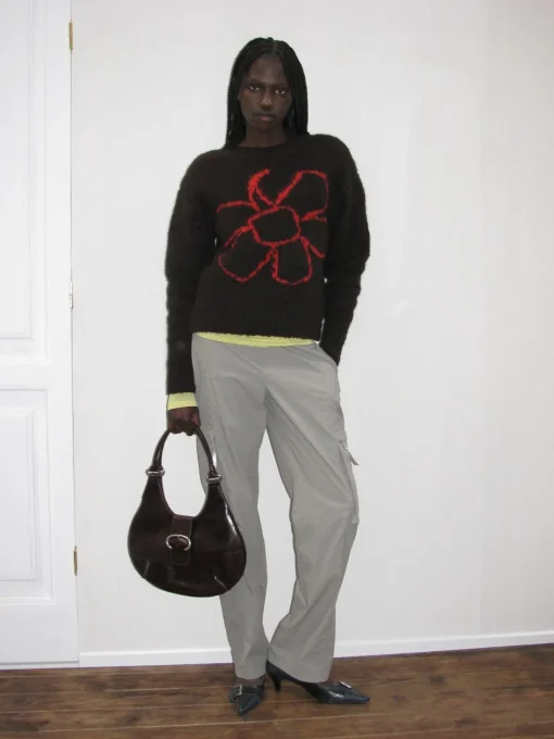 Clearance No 1728/Floreke Kvinder Strik